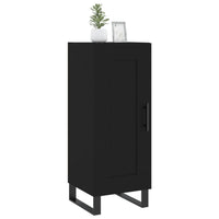 Credenza Nero 34,5x34x90 cm in Legno Multistrato 830469