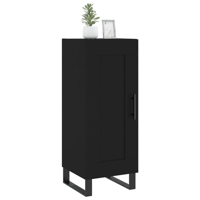 Credenza Nero 34,5x34x90 cm in Legno Multistrato 830469