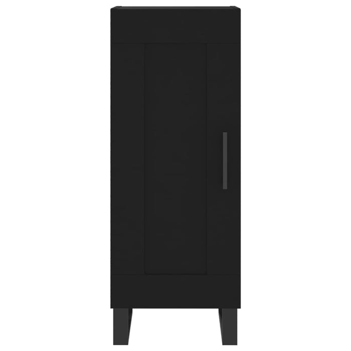 Credenza Nero 34,5x34x90 cm in Legno Multistrato 830469