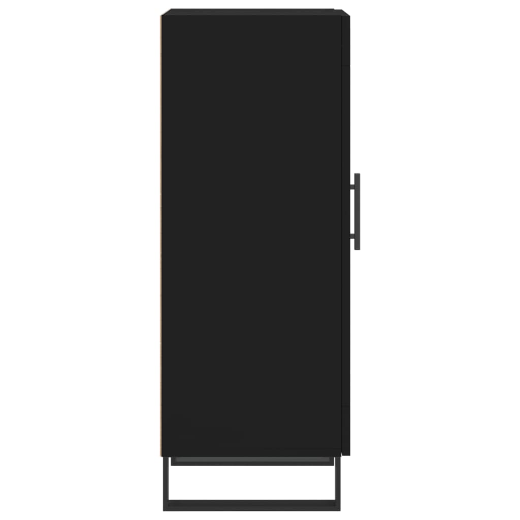 Credenza Nero 34,5x34x90 cm in Legno Multistrato 830469