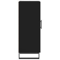 Credenza Nero 34,5x34x90 cm in Legno Multistrato 830469