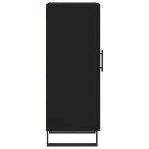 Credenza Nero 34,5x34x90 cm in Legno Multistrato 830469