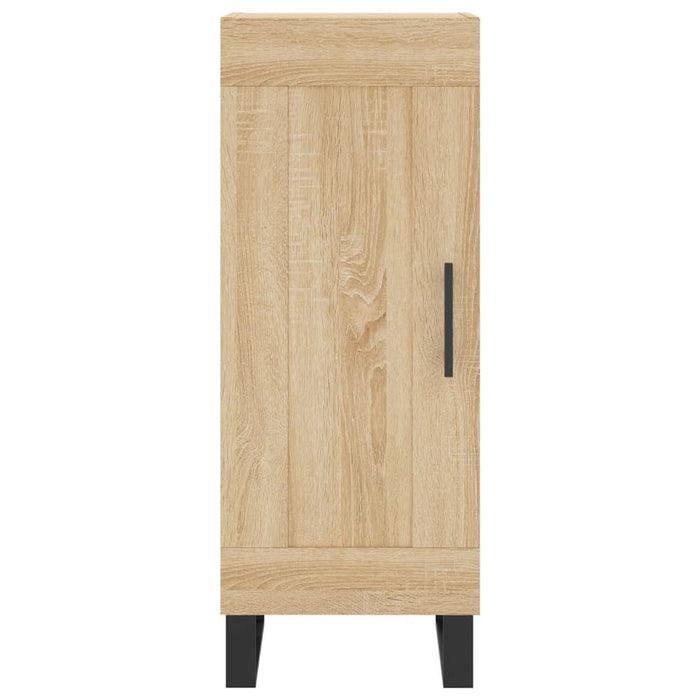 vidaXL Credenza Rovere Sonoma 34,5x34x90 cm in Legno Multistrato