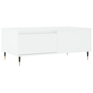 Tavolino da Salotto Bianco 90x50x36,5 cm in Legno Multistratocod mxl 103544