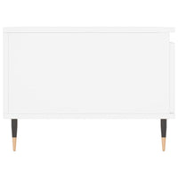 Tavolino da Salotto Bianco 90x50x36,5 cm in Legno Multistrato 830796