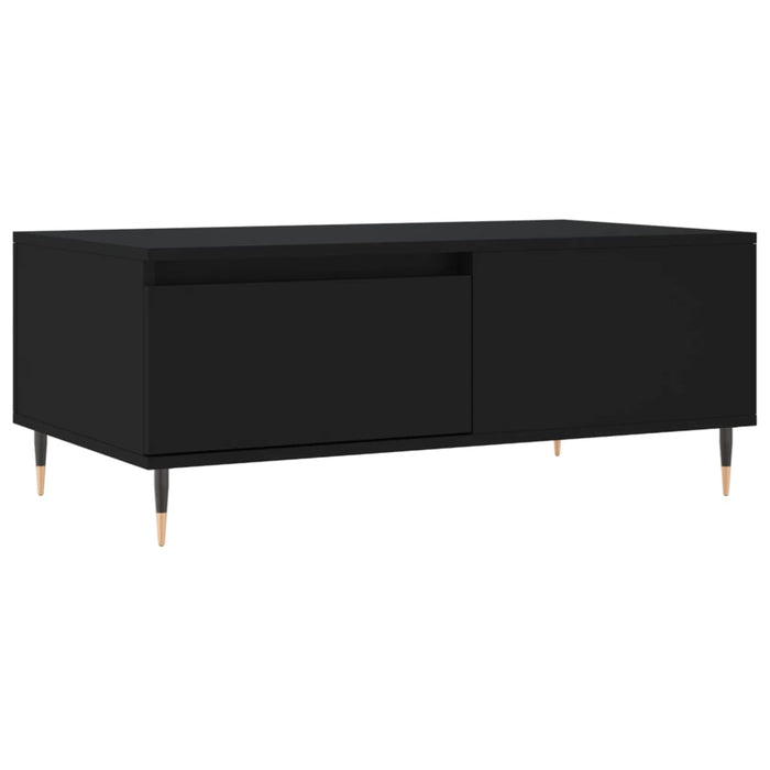 Tavolino da Salotto Nero 90x50x36,5 cm in Legno Multistratocod mxl 79066