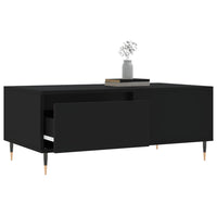 Tavolino da Salotto Nero 90x50x36,5 cm in Legno Multistratocod mxl 79066