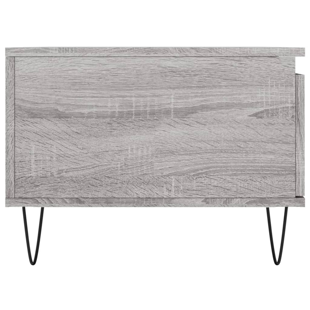 Tavolino Salotto Grigio Sonoma 90x50x36,5 cm Legno Multistrato 830810