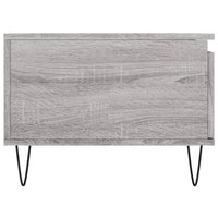 Tavolino Salotto Grigio Sonoma 90x50x36,5 cm Legno Multistrato 830810