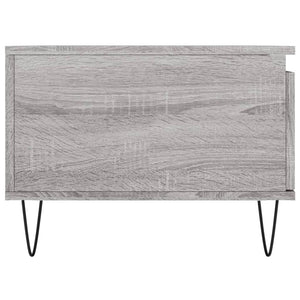 Tavolino Salotto Grigio Sonoma 90x50x36,5 cm Legno Multistrato 830810