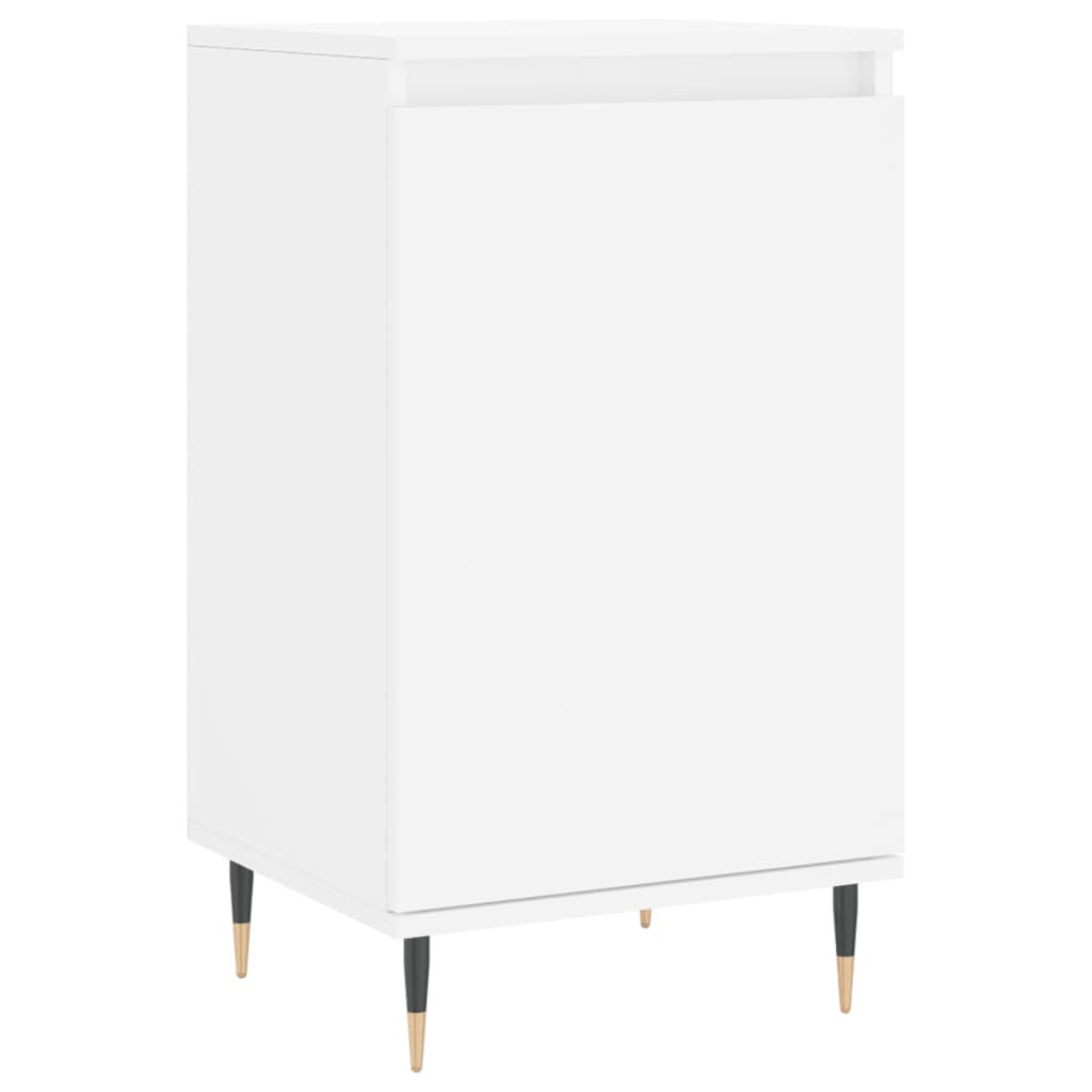 Credenza-Buffet-Armadio da cucina Bianca 40x35x70 cm in Legno Multistrato 662302