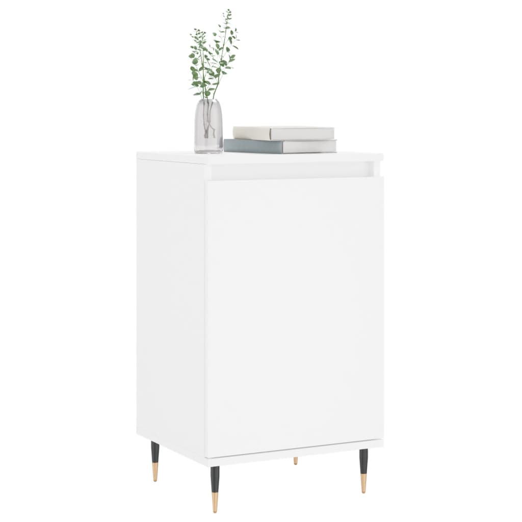Credenza-Buffet-Armadio da cucina Bianca 40x35x70 cm in Legno Multistrato 662302