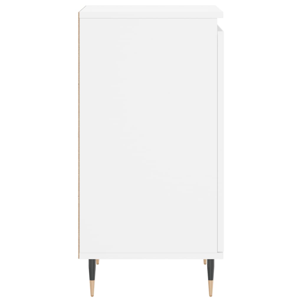 Credenza-Buffet-Armadio da cucina Bianca 40x35x70 cm in Legno Multistrato 662302