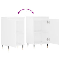 Credenza Bianca 40x35x70 cm in Legno Multistrato 831036