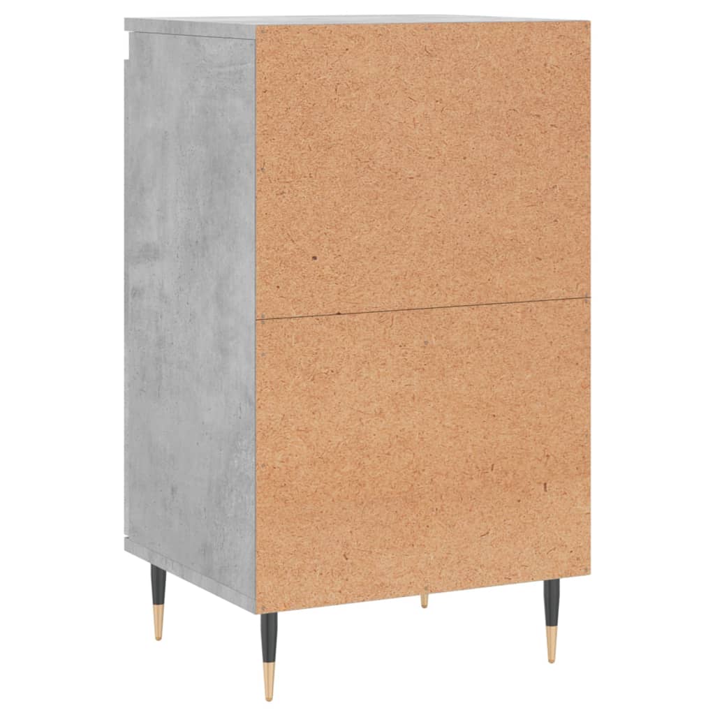 Credenza Grigio Cemento 40x35x70 cm in Legno Multistrato