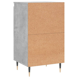 Credenza Grigio Cemento 40x35x70 cm in Legno Multistrato