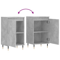 Credenza Grigio Cemento 40x35x70 cm in Legno Multistrato 831044