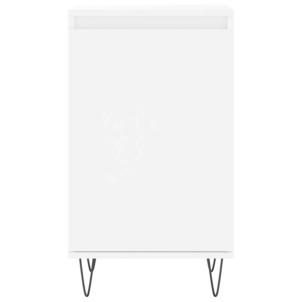 vidaXL Credenza Bianca 40x35x70 cm in Legno Multistrato