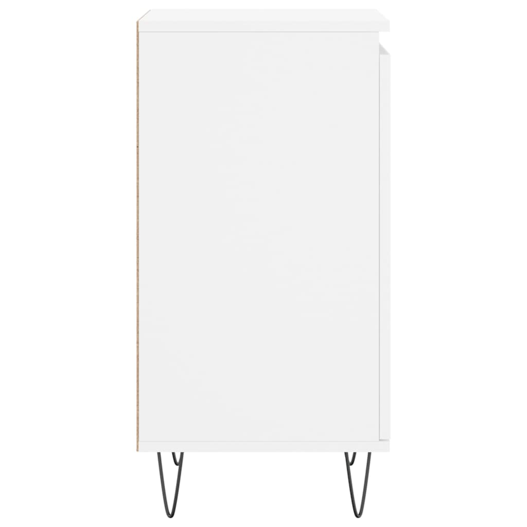 Credenza Bianca 40x35x70 cm in Legno Multistrato 831052