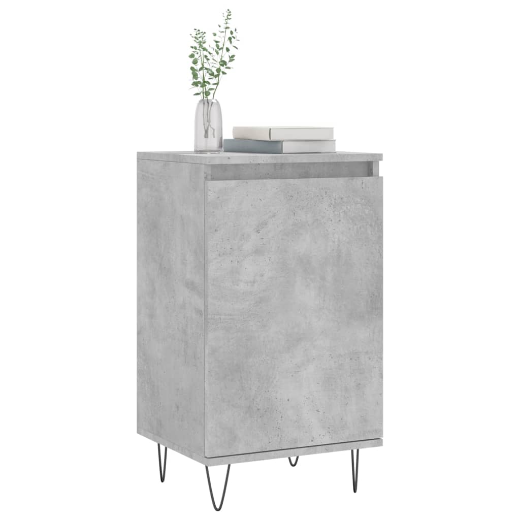 Credenza-Buffet-Armadio da cucina Grigio Cemento 40x35x70 cm in Legno Multistrato 931709