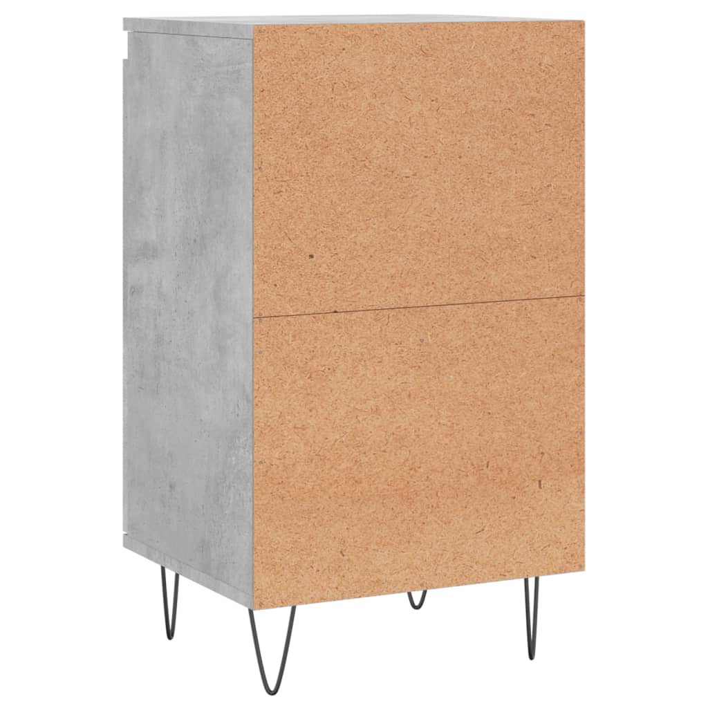 Credenza-Buffet-Armadio da cucina Grigio Cemento 40x35x70 cm in Legno Multistrato 931709