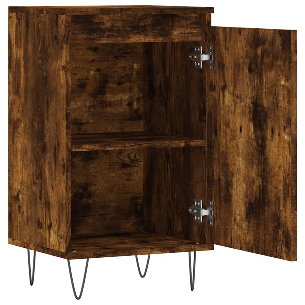 Credenza-Buffet-Armadio da cucina Rovere Fumo 40x35x70 cm in Legno Multistrato