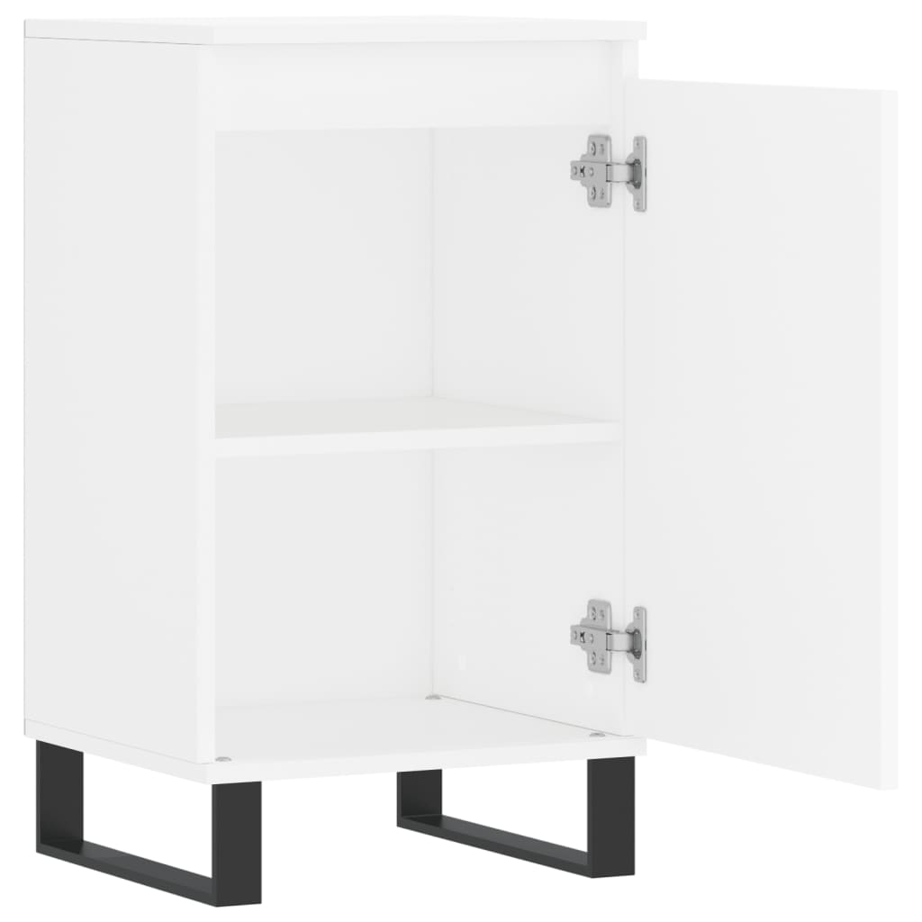 Credenza Bianca 40x35x70 cm in Legno Multistrato 831068