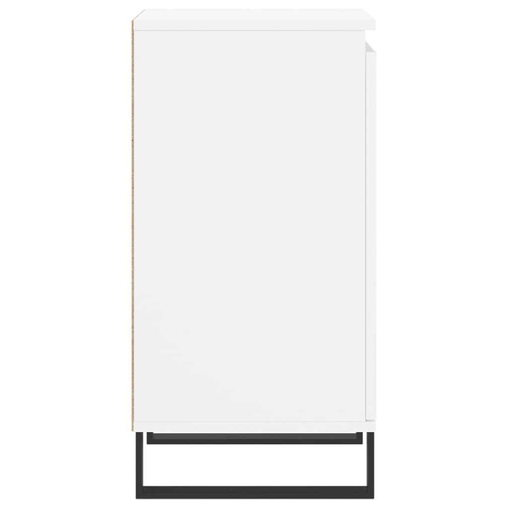 Credenza Bianca 40x35x70 cm in Legno Multistrato 831068