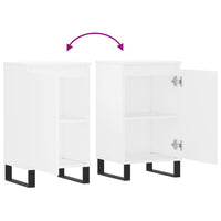 Credenza Bianca 40x35x70 cm in Legno Multistrato 831068