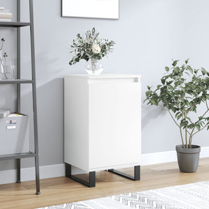 Credenza Bianca 40x35x70 cm in Legno Multistrato 831068