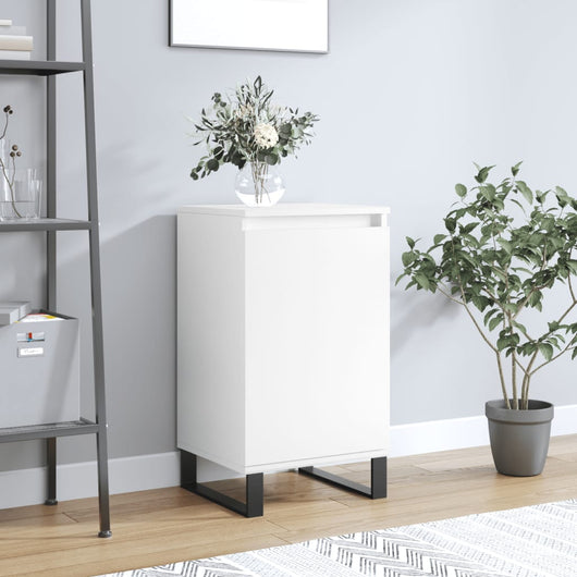 Credenza Bianca 40x35x70 cm in Legno Multistrato 831068