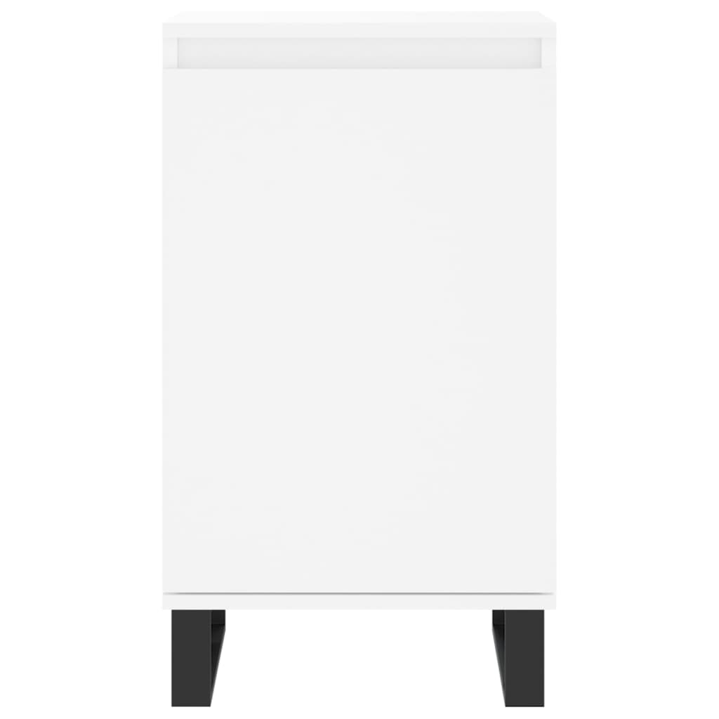 Credenze 2 pz Bianche 40x35x70 cm in Legno Multistrato 831069