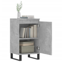 Credenza Grigio Cemento 40x35x70 cm in Legno Multistrato 831076
