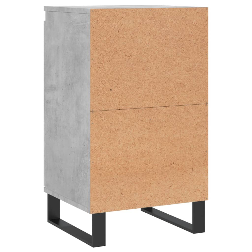 Credenza Grigio Cemento 40x35x70 cm in Legno Multistrato 831076