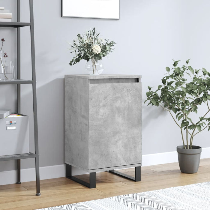 Credenza Grigio Cemento 40x35x70 cm in Legno Multistrato 831076