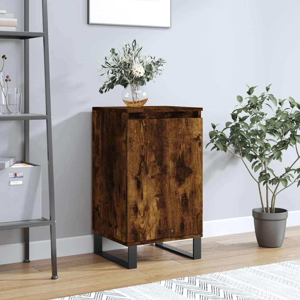 Credenza-Buffet-Armadio da cucina Rovere Fumo 40x35x70 cm in Legno Multistrato 479693