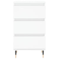 Credenza Bianca 40x35x70 cm in Legno Multistrato 831084