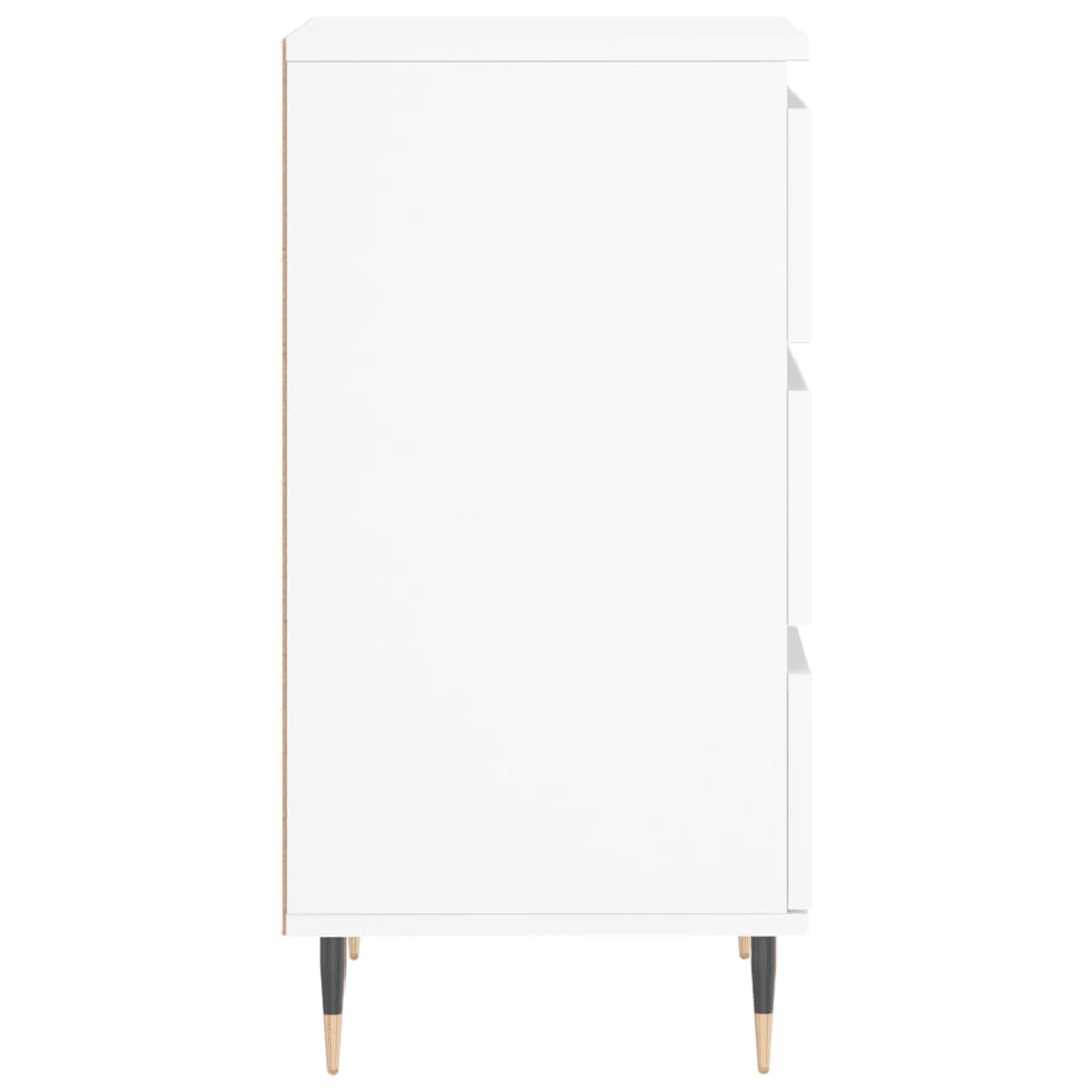 Credenza Bianca 40x35x70 cm in Legno Multistrato 831084