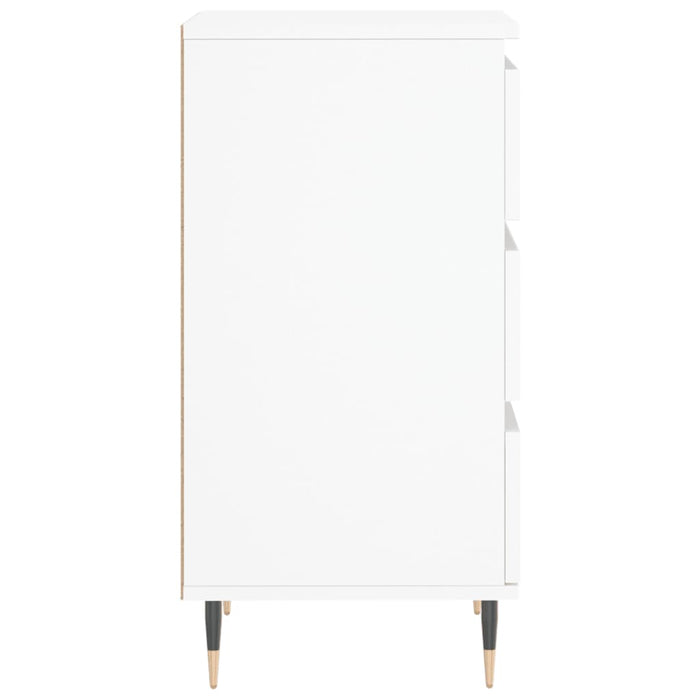 Credenza Bianca 40x35x70 cm in Legno Multistrato 831084