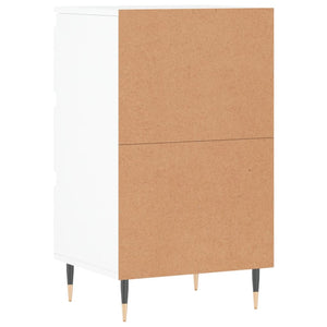 Credenza Bianca 40x35x70 cm in Legno Multistrato 831084