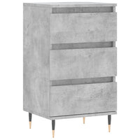 Credenza Grigio Cemento 40x35x70 cm in Legno Multistrato 831088