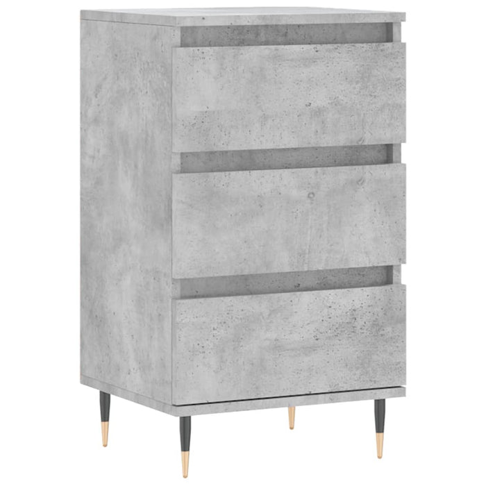 Credenza Grigio Cemento 40x35x70 cm in Legno Multistrato 831088