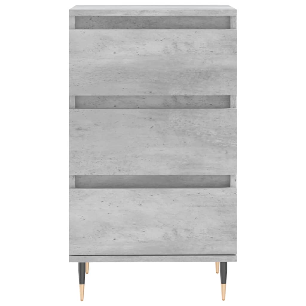 Credenza Grigio Cemento 40x35x70 cm in Legno Multistrato 831088