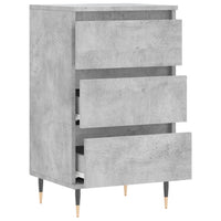 Credenza Grigio Cemento 40x35x70 cm in Legno Multistrato 831088