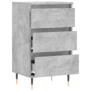 Credenza Grigio Cemento 40x35x70 cm in Legno Multistrato 831088