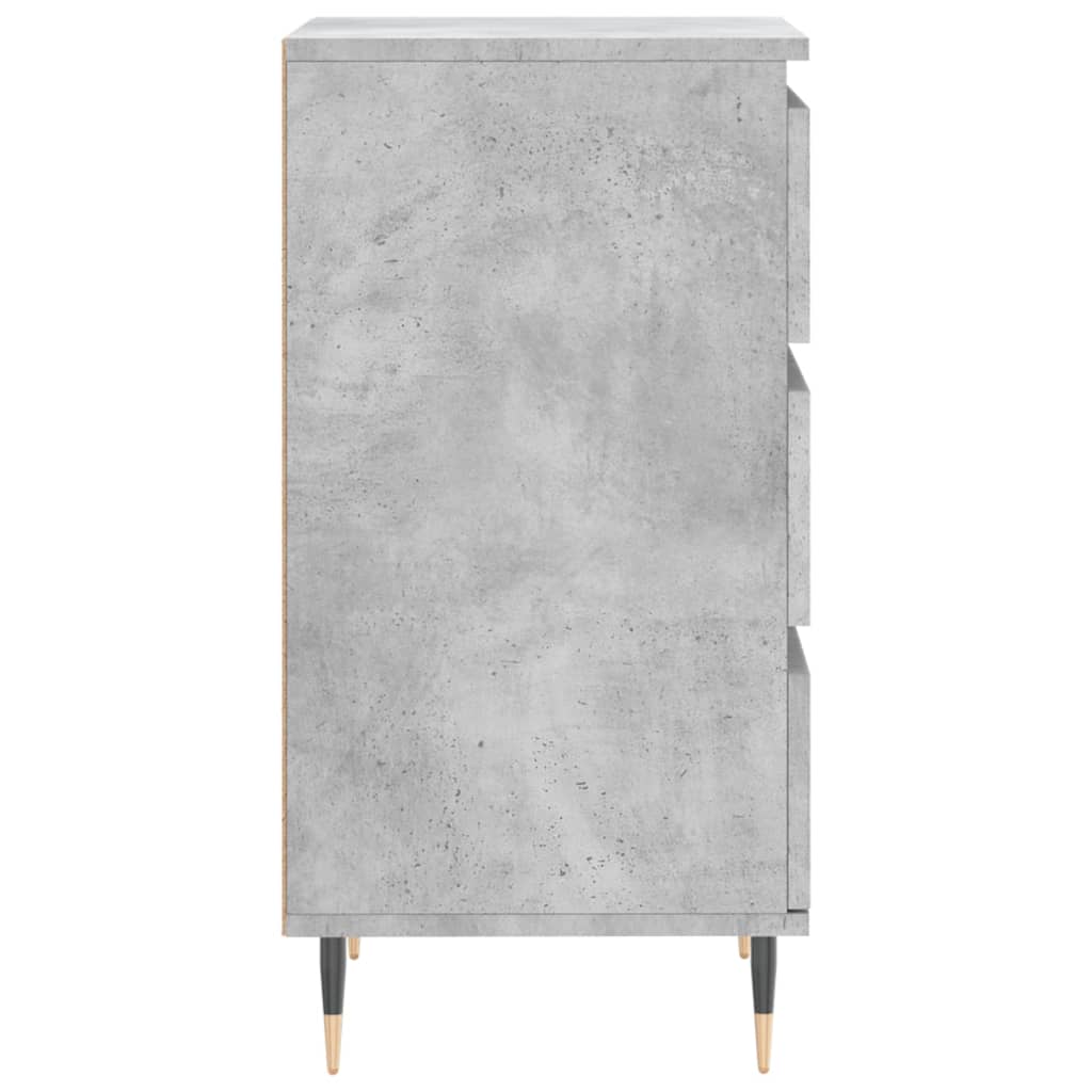 Credenza Grigio Cemento 40x35x70 cm in Legno Multistrato 831088