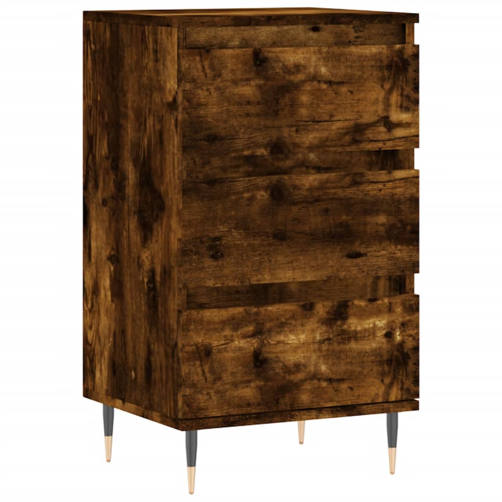 Credenza Rovere Fumo 40x35x70 cm in Legno Multistrato 831089