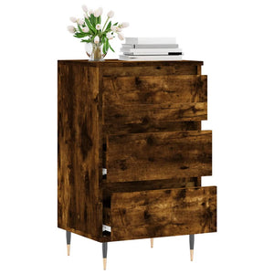 Credenza Rovere Fumo 40x35x70 cm in Legno Multistrato 831089