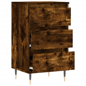 Credenza Rovere Fumo 40x35x70 cm in Legno Multistrato 831089