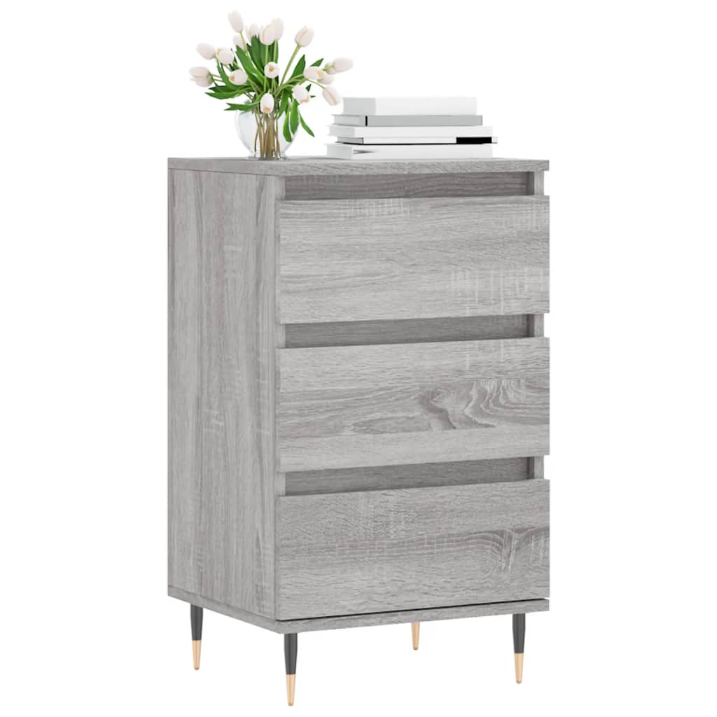 Credenza-Buffet-Armadio da cucina Grigio Sonoma 40x35x70 cm in Legno Multistrato